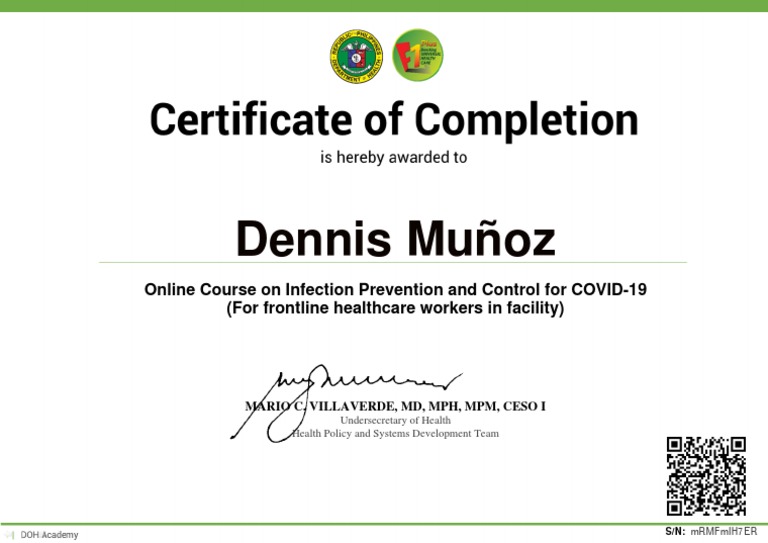 Infection Prevention and Control For COVID-19 For Frontline Healthcare ...