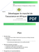 Developper Le Marche de L Assurance en Afrique Centrale Draft - 2