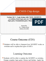 Module 4 - CMOS Chip Design