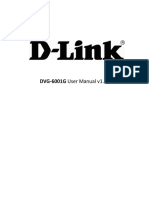 DVG 6001G User Manual v1.0