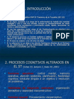 PROCESOS COGNITIVOS ALTERADOS EN El Síndrome de Tourette