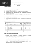 CBSE Class 9 Computer Applications 2021-22