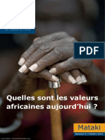 Mataki Valeurs Africaines