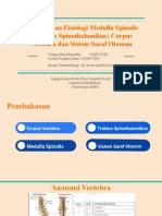 Anatomi dan Fisiologi Medulla Spinalis dan Traktus Spinotalamikus