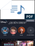 Presentacion de Ejemplo de Disney+