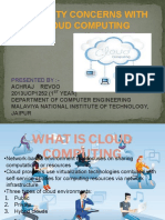 Security Concerns With Cloud Computing: Presented By