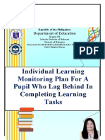 Individual Learning Plan for Lagging Pupils