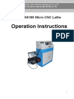 Operation Instructions: BHCK6180 Micro CNC Lathe