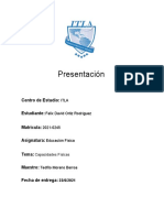 Capacidades Físicas y Rutinas Deportivas