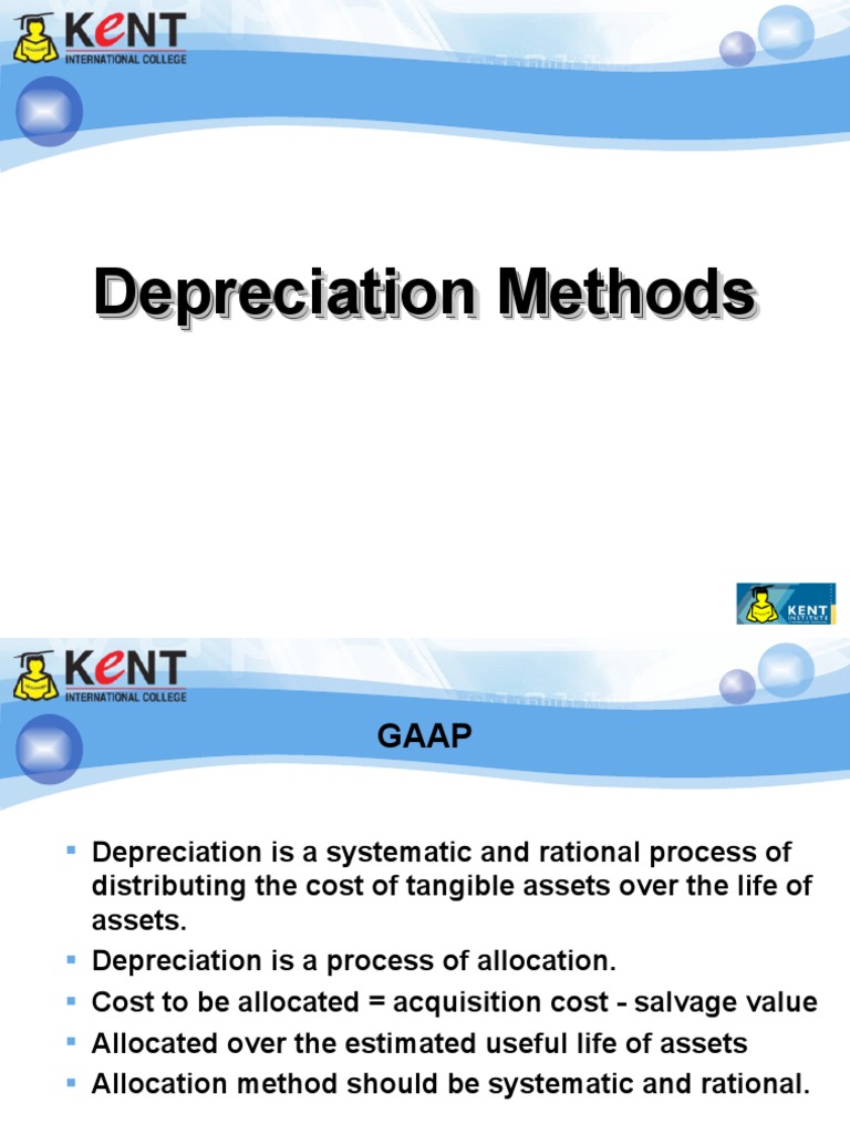 Understanding Depreciation Methods | PDF | Debits And Credits | Book Value