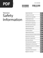 Safety Information: Television