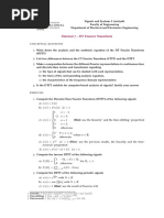 DT Fourier Transform (Exercises)