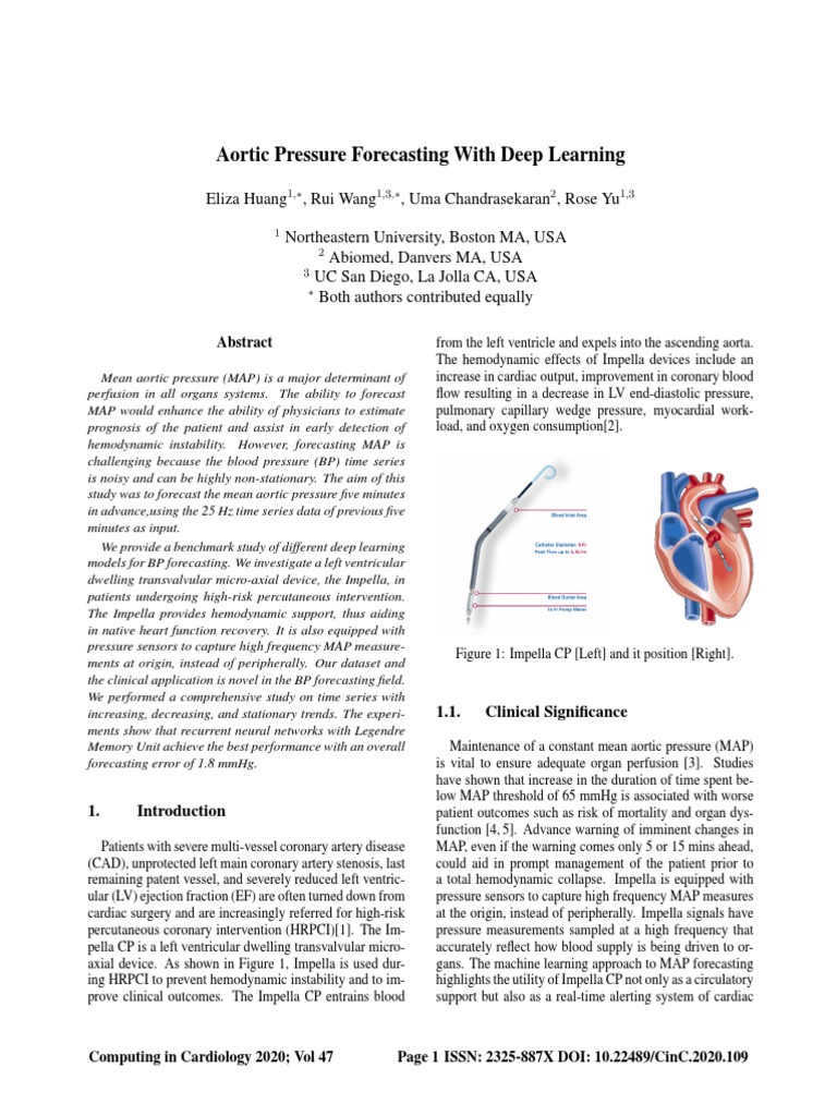 Deep Learning for Aortic Pressure Forecasting | PDF | Deep Learning ...
