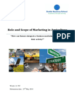 Role and Scope of Marketing in Agriculture