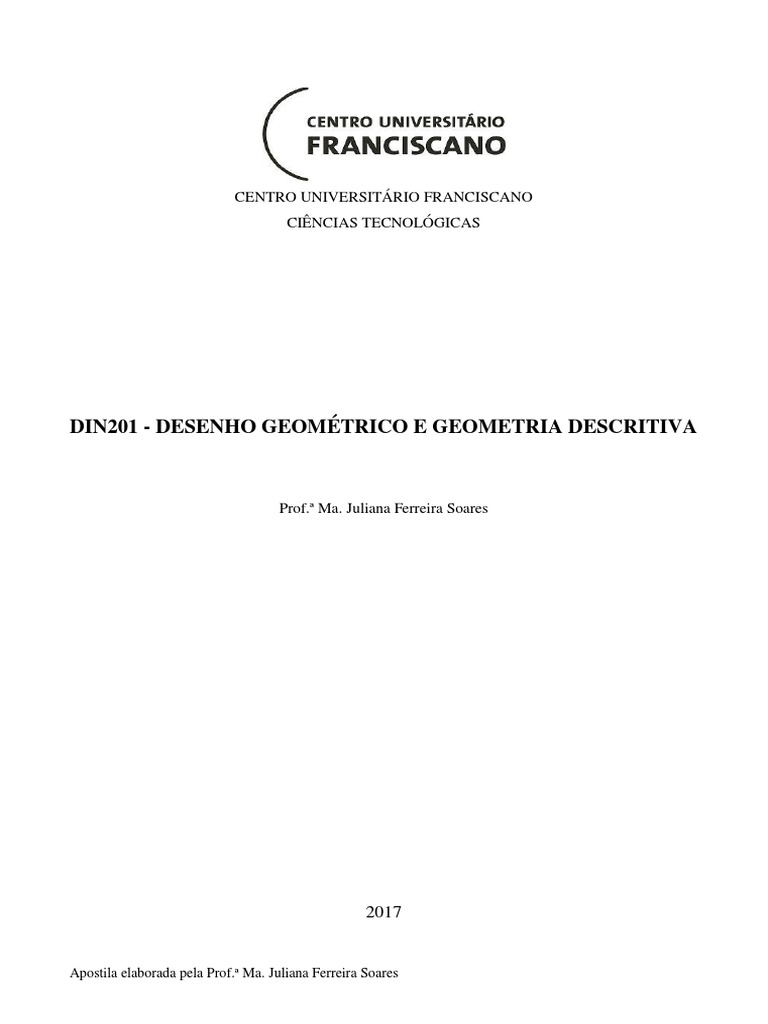 Desenho Geométrico e Geometria Descritiva | PDF | Triângulo | Círculo