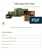 Forestry and Timberland Investments 2011: 1 ©greenwood Management Aps: Omøgade 8, Copenhagen, Denmark - CVR Registration