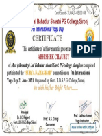 Certificate For ABHISHEK CHAUBEY For "Feedback Form"
