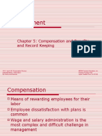 Management: Chapter 5: Compensation and Benefits and Record Keeping