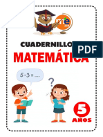 Cuadernillo de Matemática 5 Años ME360