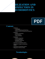 Sterlization in Prosthodontics