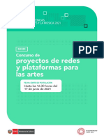 Proyectos de Redes y Plataformas para Artes