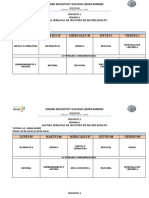 Agenda Semanal 2bgu