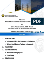 Guidelines for Decommissioning Offshore Oil and Gas Installations in Indonesia