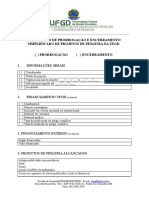 Anexo II Formulario Prorrogação e Encerramento Simplificado