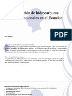 Clasificación de Hidrocarburos No Convencionales en El Ecuador