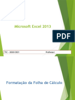 Excel 2013 - Formatação