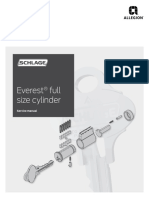 Everest Full Size Cylinder: Service Manual