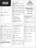 Answer Sheet Math 3 Module 2