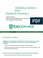 CS420: Operating Systems Deadlocks & Deadlock Prevention