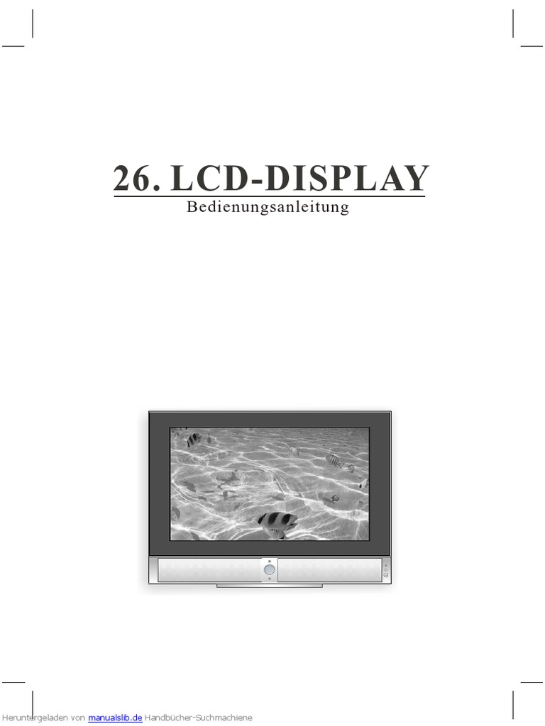 Gericom GM 2600 Old Monitor With TV Module | PDF