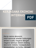 Kerjasama Internasional