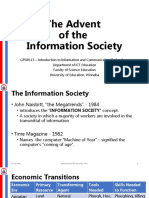 Week 1 - Information Society