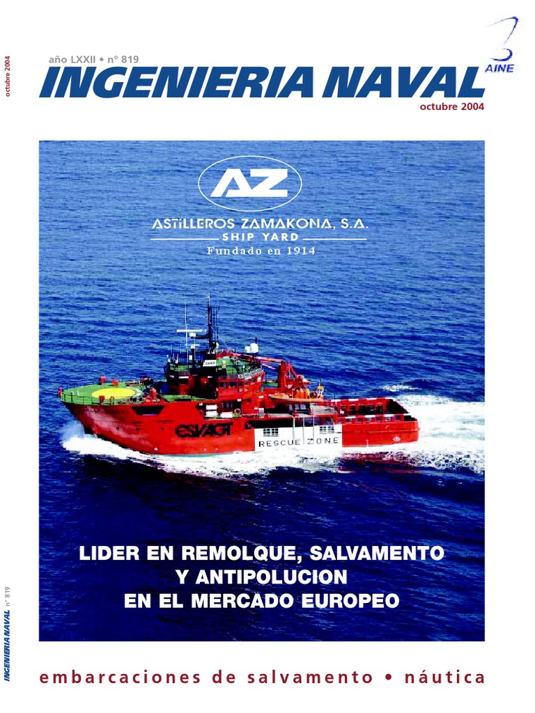 Revista Ingeniería Naval Octubre 2004, PDF, Vela (deporte)