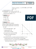 Devoir de Contrôle N°1 - Math - 2ème Sciences (2014-2015) MR Afli Ahmed