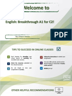 Welcome To: English: Breakthrough A1 For C2!
