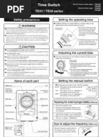 Timeguard Timer Setup Instructions | PDF | Tools | Electric Power