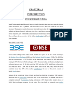 Chapter - 1: The BSE and NSE