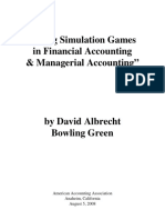 Using Simulation Games in Financial Accounting & Managerial Accounting