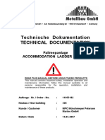 Technische Dokumentation Technical Documentation: Fallreepanlage Accommodation Ladder System