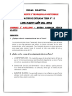 Evaluación de Entrada de La Semana #16 Contaminación Del Aire - Rivera