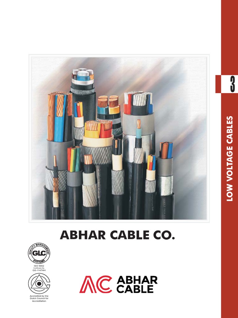 Low Voltage Cable Types and Specs | PDF | Electrical Resistance And ...