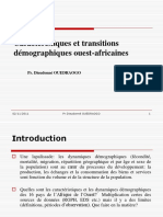 Caractéristiques Et Transitions Démographiques Ouest-Africaines