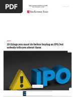 10 Things You Must Do Before Buying An IPO, But Nobody Tells You About Them