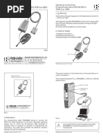 Rishabh: Operating Instructions Programming Cable PRKAB 600 For RISH Ducer V604-II