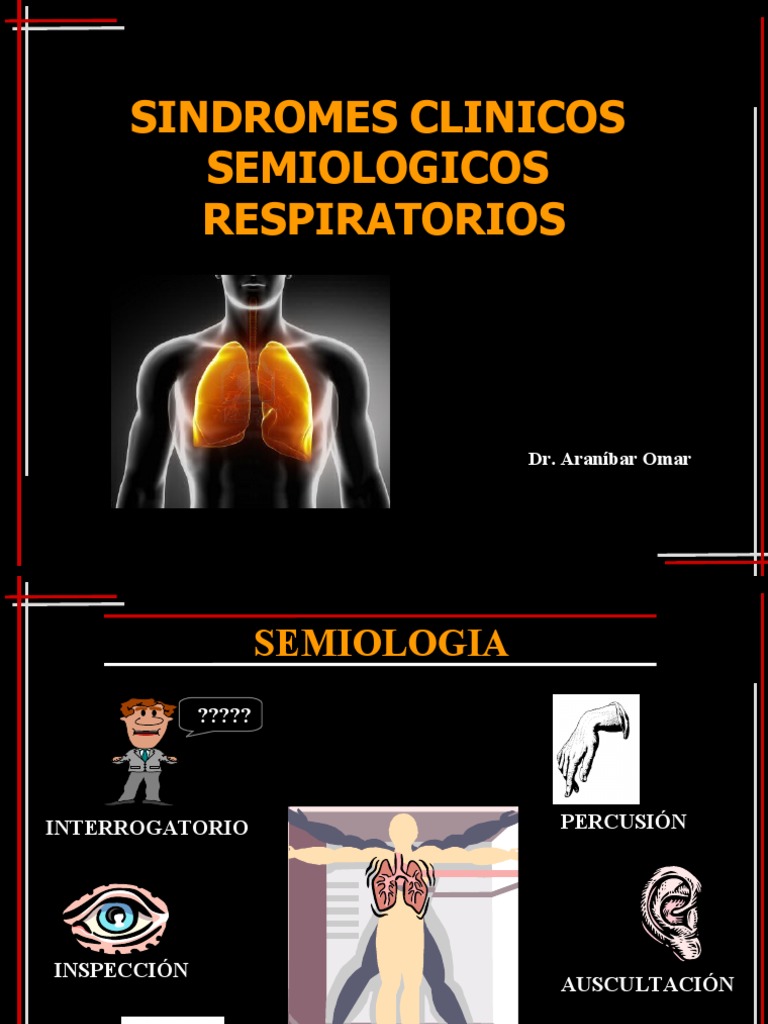 3 Clase (Semiologia Respiratoria) PDF Tos Enfermedades respiratorias