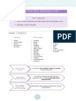 Strategy For Ielts Speaking Part 1